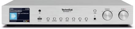 TechniSat DIGITRADIO 143 (V3) - HiFi tuner internetradio (DAB+ digitale radio, Bluetooth audio streaming, Spotify Connect, werpantenne, afstandsbediening, breedte 43,5 cm)