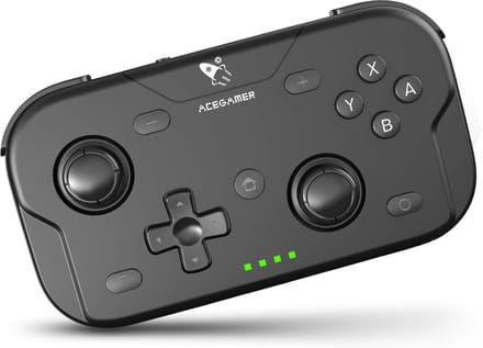 Mini Game Controller - Draadloze Joystick - Mobiel Gamers - 6-assige Gyrosensor - Compact Formaat - Zwart