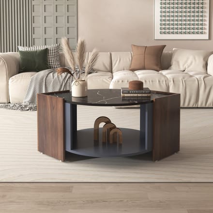 REDOM Salontafel 96,5x63x40 cm van spaanplaat, met opbergvak