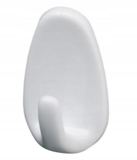 Bisk - Keukenhaken - Zelfklevend - 3 Stuks - Wit