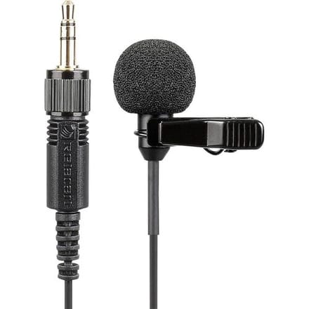 Relacart LM-P01 Lavalier Spraakmicrofoon Dasspeld Zendmethode:Kabelgebonden Audio, stereo (3.5 mm jackplug) Kabelgebond