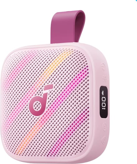 Anker Boom Go 3i - Feestluidspreker - Roze - 15W