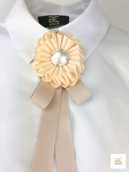 Kraaglintje broche / daasje voor blouse