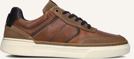 Mazzeltov Rome Sneakers - Leer - Heren - Bruin - Maat 41