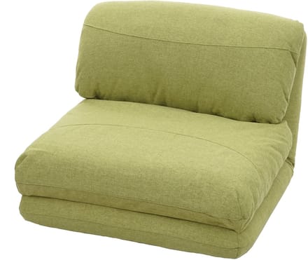 Fauteuilbed MCW-E68, slaapbank functionele fauteuil inklapbare fauteuil, stof/textiel ~ groen