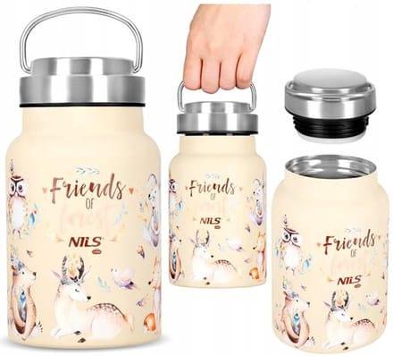 Nils Camp NC3806 Thermosfles RVS 520ml - Houdt Drankjes Koud/Warm