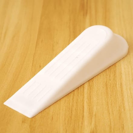 Deurstoppers - Deurwiggen - Bescherming Vloer - Antislip Ontwerp - 12 stuks - Zwart