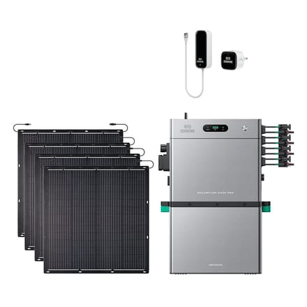 Zendure SolarFlow 2400 Pro - SolarFlow 2400 Pro & Slimme Meter P1 / 1*AB3000L (2.88 kWh) / 4*230W Flexible Solar Panel (920Wp)