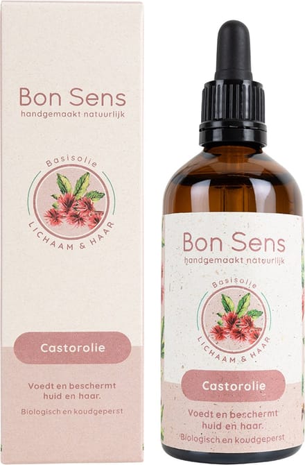 Castorolie BIO | biologisch - koudgeperst - ongeraffineerd - 100ml - Bon Sens