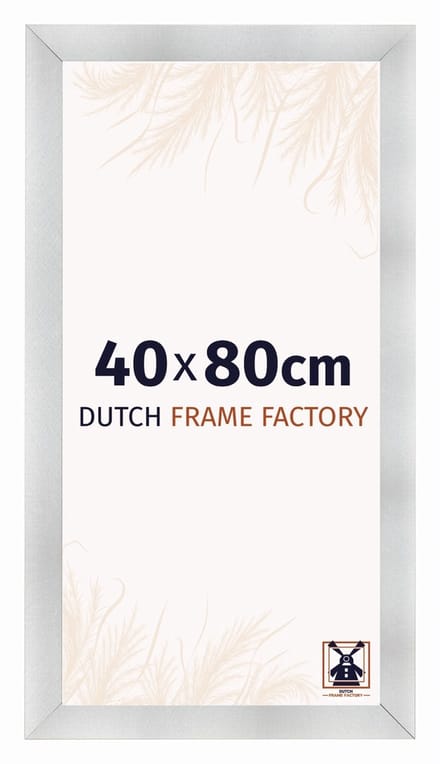 Fotolijst 40x80 cm - MDF - Aluminium Geborsteld - Praag