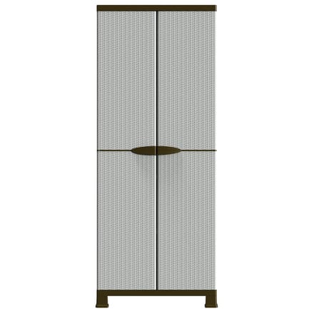vidaXL - Opbergkast - 68x39x171,5 - cm - rattan - ontwerp