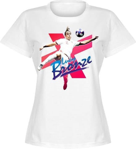 Lucy Bronze Dames T-Shirt - Wit - M