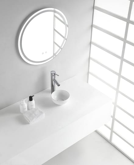 Wiesbaden Consilio Waskom Rond 20 x 20 x 9 cm - Keramiek Mat Wit