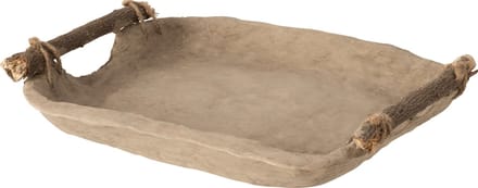 J-Line plateau Chad - dienblad - karton - bruin