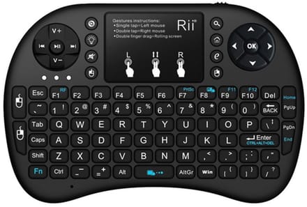 Rii i8+ Bluetooth QWERTY Zwart
