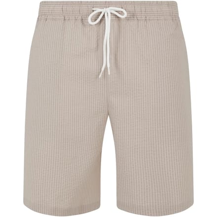 Urban Classics - Basic Seersucker Korte broek - XL - Grijs