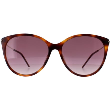 Gucci GG1268S 002 havana goud rood gradiÃ«nt zonnebril