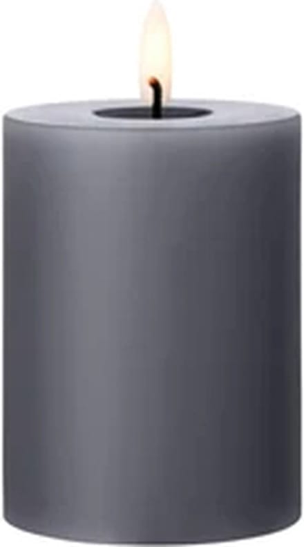 Ester & Erik Led Pillar kaars H10cm dark slate