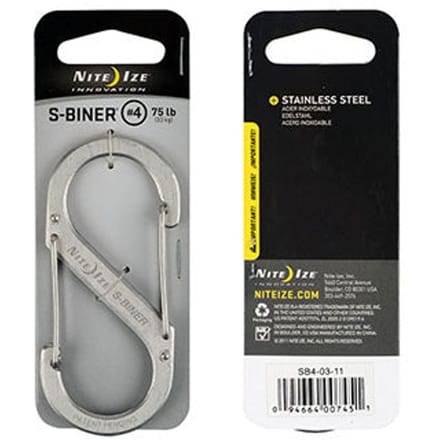 NITE Ize S-Biner Gr. 4 NI-SB4-03-11 Karabijn 89 mm x 38 mm 1 stuk(s)