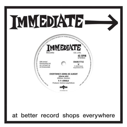 P.P. Arnold - Everything's Gonna Be Alright (Stereo Mix) / Everything's Gonna Be Alright (Instrumental) (7" Vinyl Single)