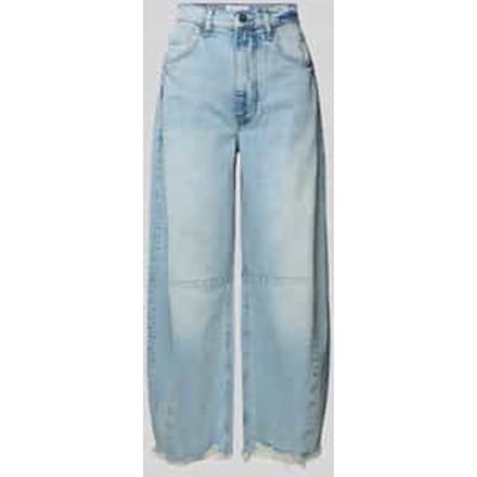 barrel fit Jeans in Used-look