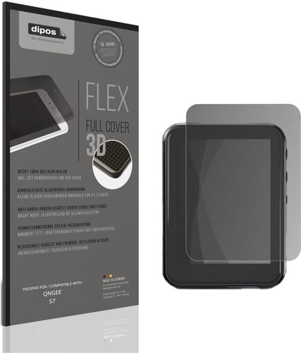 dipos FLEX – Matte Privacy Screenprotector geschikt voor QNGEE S7 | Volledige Schermbescherming | Case-Friendly
