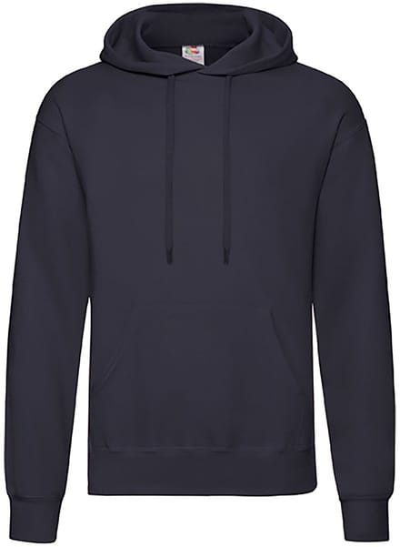Sweatshirt Fruit Of The Loom Classic Capuchon Volwassen Blauw - S