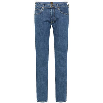 Lee - Broek - Luke Mid Stone Wash Blue