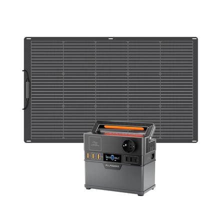 ALLPOWERS Solar Generator Kit 300W (S300 PLUS + SF100 100W Flexible Solar Panel)