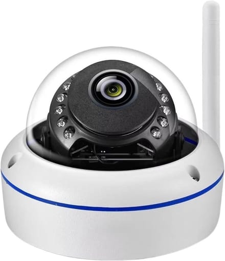 Beveiligingscamera - IP-camera Wifi - Huisbewaking Buiten - AI Auto Tracking - 5MP - Wit