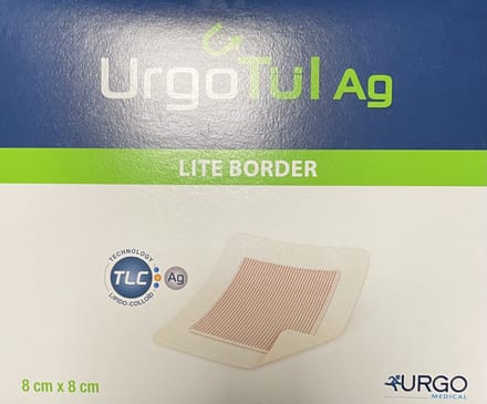 URGO - UrgoTül Ag Lite Border - 8cm x 8cm