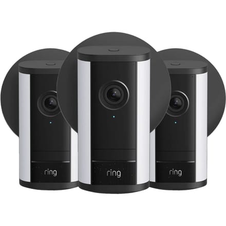 Ring Spotlight Camera Pro 2e Generatie Stekker Zwart 3-Pack