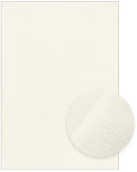 SONGMICS - vloerkleed - 160 x 230 cm - cremewit - laagpolig
