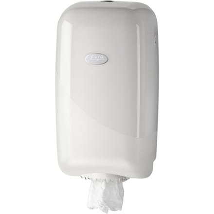 Poetspapierdispenser Pearl Line P17 klein wit 431105