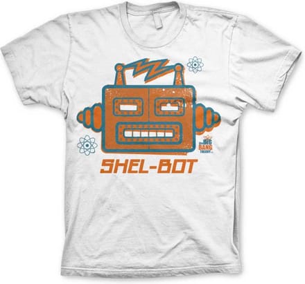 The Big Bang Theory Heren Tshirt -M- Shel-Bot Wit