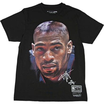 Mitchell And Ness Toronto Raptors NBA Big Face Vince Carter T-shirt Zwart
