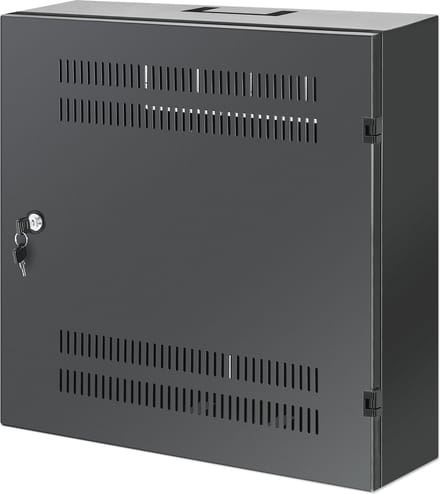 Intellinet 19 inch Wandkast – 4U + 2U rack – low profile – netwerk kast – max. 60 kg – zwart