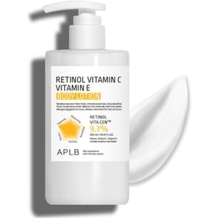 APLB Retinol Vitamine C Vitamine E Bodylotion 300ml #360ml 1PCS white