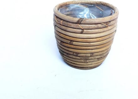 Pot rond ballon streep D13H11 cm Van der Leeden