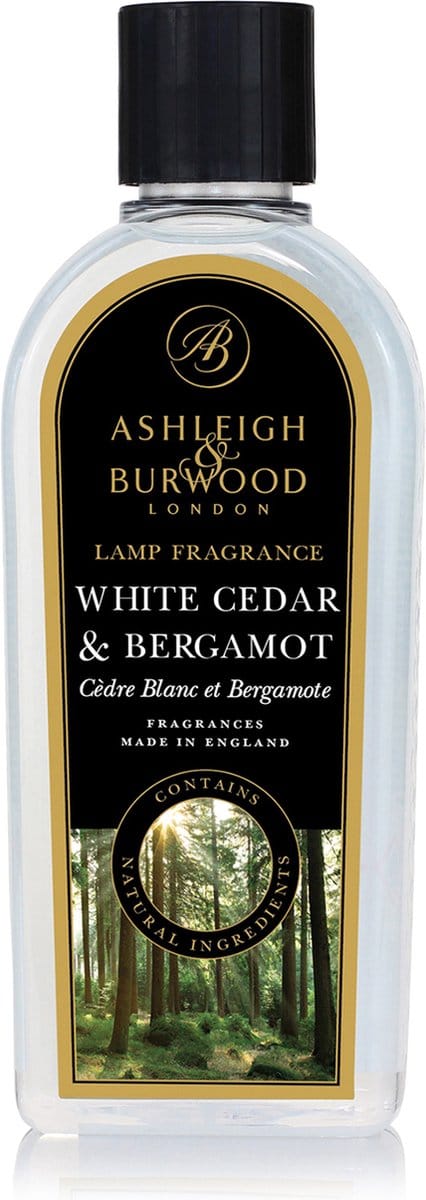 Ashleigh & Burwood Navulling - voor geurbrander - White Cedar & Bergamot - 500 ml