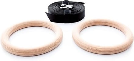Muscle Power Houten Crossfit Ringen Set