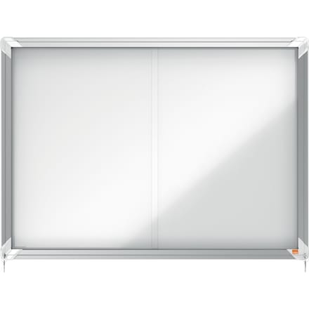 Nobo Afsluitbaar mededelingenbord met schuifdeur voor 8xA4 formaat