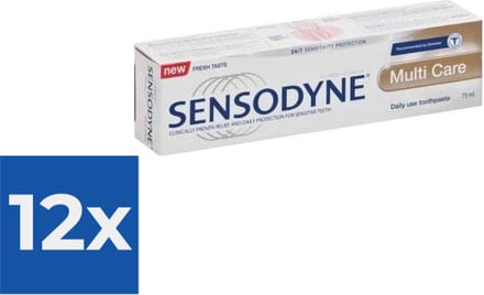 Sensodyne - Tandpasta - MultiCare - 2x75ml x 6