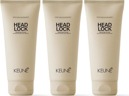 3 stuks - Keune - Head Lock - Medium High-Shine Gel 200 ml