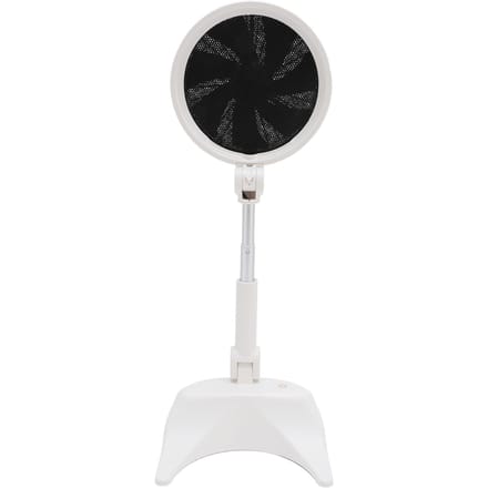 Draagbare Afzuigkap Wit Opvouwbaar Hoogte Verstelbaar Compact Plug-in Meerdere Snelheden Afneembare Ventilator white