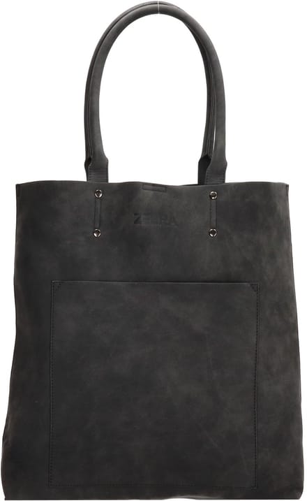 Zebra Natural Bags shopper - Zwart
