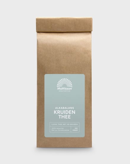 Mattisson - AlkaBalans Zuur Base Kruidenthee - Losse thee - Mix van 50 Biologische Kruiden - 100 Gram