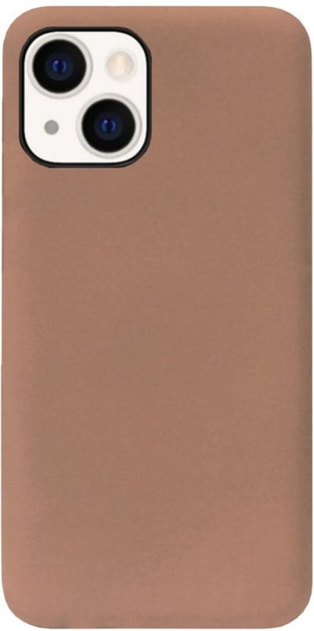 ADEL Siliconen Back Cover Softcase Hoesje Geschikt voor iPhone 14 Pro Max - Bruin