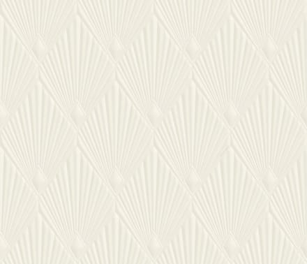 Zambaiti Vinylbehang Z30320 - Trussardi 8 - Art Deco Wit - 70cm x 10.0m