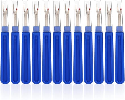 12 Piece Turning Cutter Set - Stainless Steel Thread Cutter Remover - Turning Blade Thread Removal Set - Handy Turning Cutter Sewing Tools for Sewing - Creatieve Handwerk Accessoires